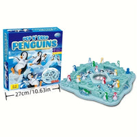 Pinguin Brettspiel | Mehrspieler | Lehrreicher Familienspaß | Langlebig-Luzern Mode