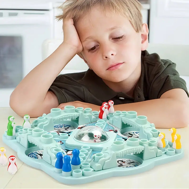 Pinguin Brettspiel | Mehrspieler | Lehrreicher Familienspaß | Langlebig-Luzern Mode