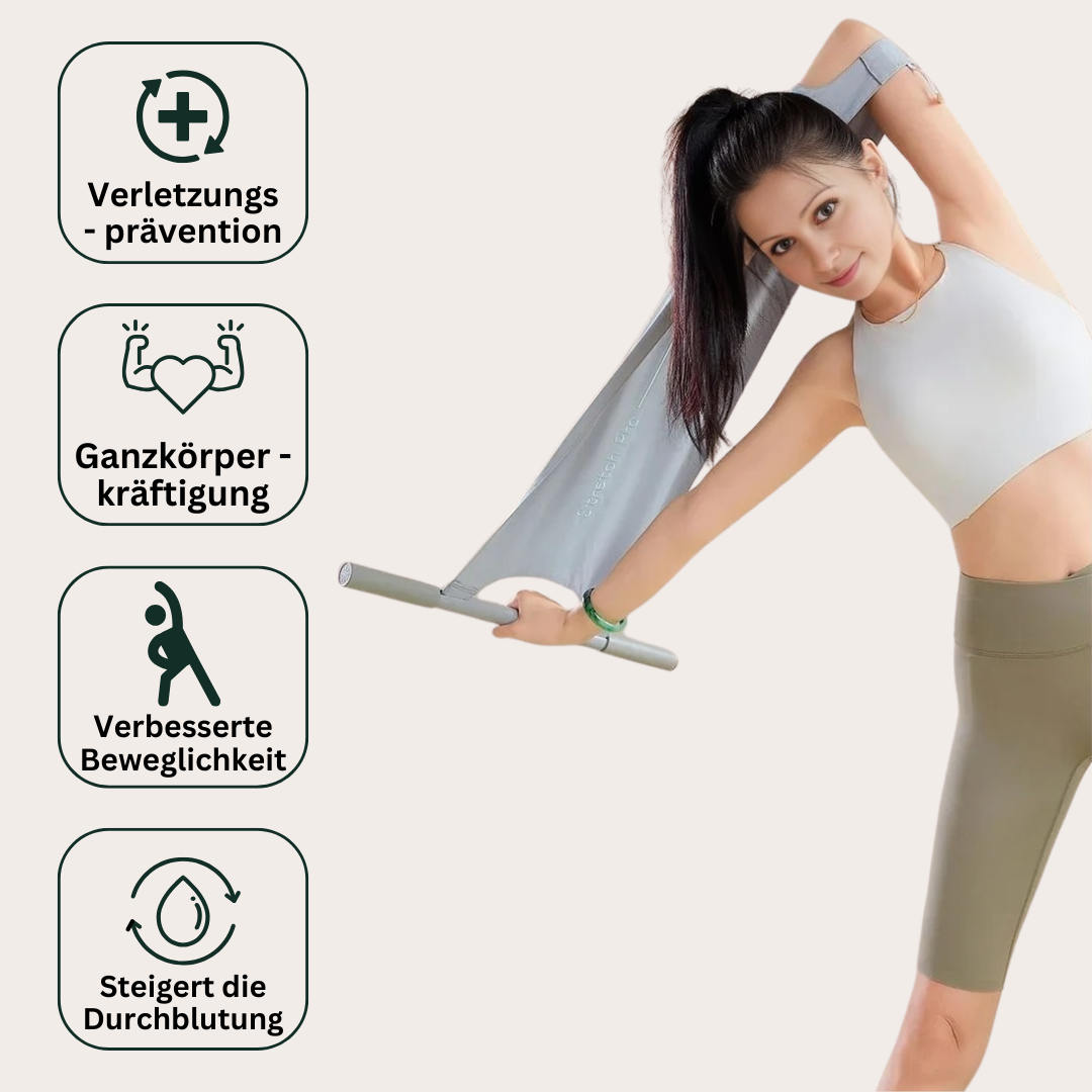 Trainingsband | Elastisch | Mit Griffen | E-Book | Fitness | Kompakt | Vielseitig-Luzern Mode