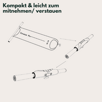 Trainingsband | Elastisch | Mit Griffen | E-Book | Fitness | Kompakt | Vielseitig-Luzern Mode