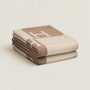 Elegante Wol-Kaschmir-Decke - Isabelle -Beige-140x170 cm-Luzern Mode