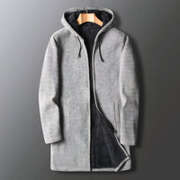 Warme Herren-Fleecejacke mit Kapuze – Marcus