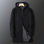 Warme Herren-Fleecejacke mit Kapuze – Marcus