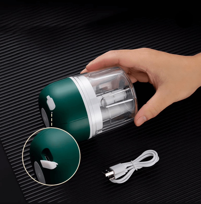 Elektrischer Zerkleinerer | Vielseitig | Wiederaufladbar | Kompakt | Langlebig | USB-Luzern Mode