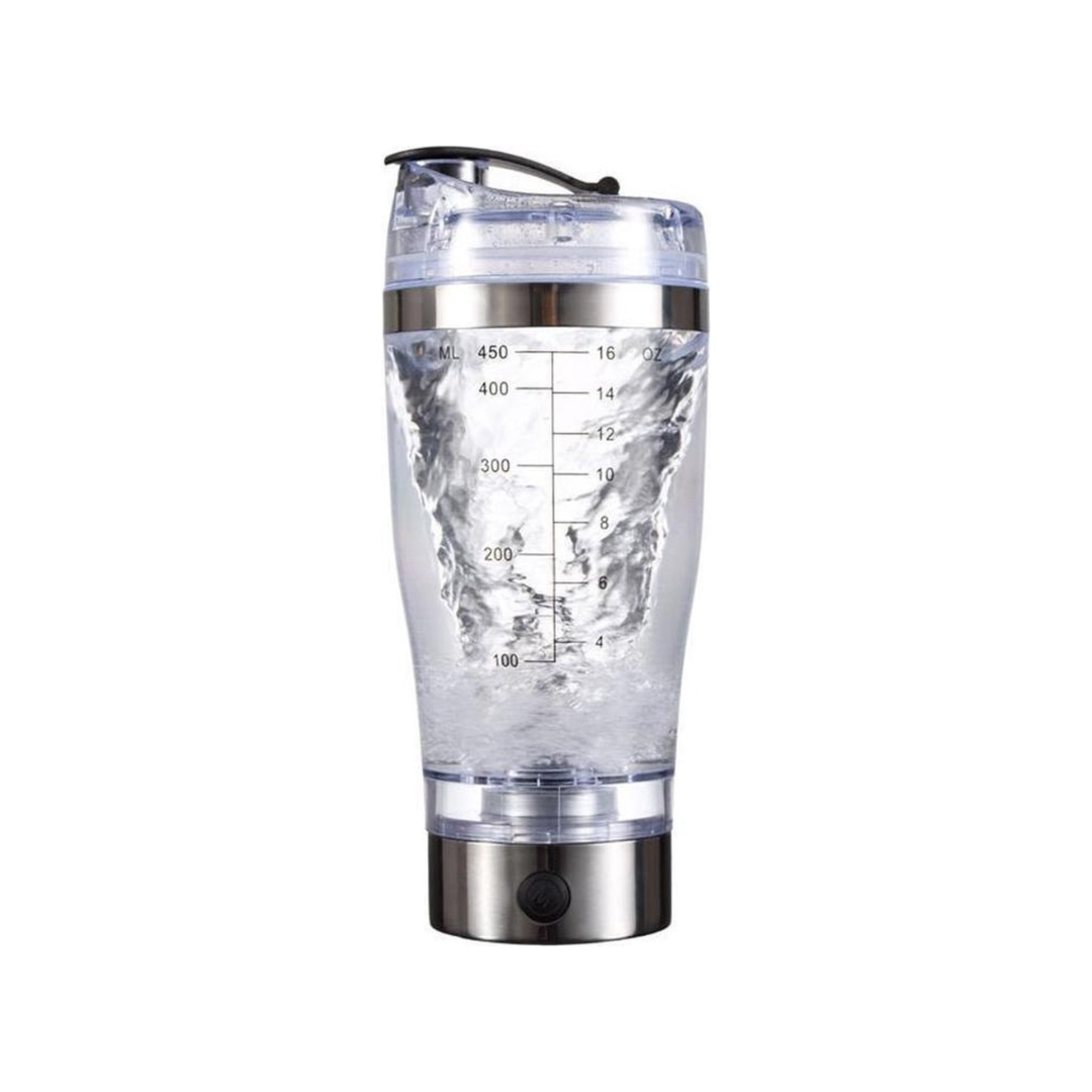 Elektrischer Protein-Shaker | 450ML | Aufladbar | Edelstahl | BPA-frei-Luzern Mode
