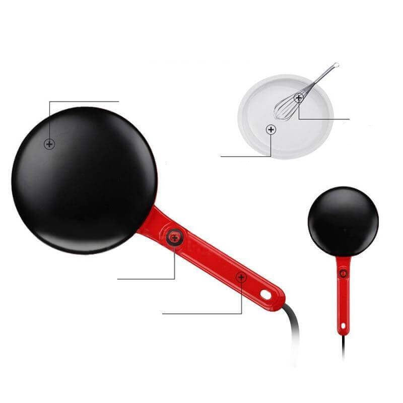 Elektrischer Crêpe-Maker | Praktisch | Einfach | Schnell | Langlebig | Kompakt-Luzern Mode
