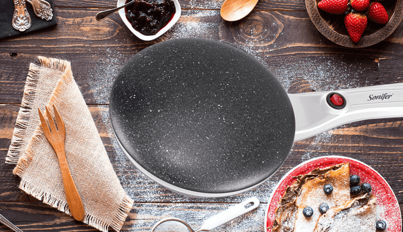Elektrischer Crêpe-Maker | Praktisch | Einfach | Schnell | Langlebig | Kompakt-Luzern Mode