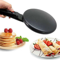 Elektrischer Crêpe-Maker | Praktisch | Einfach | Schnell | Langlebig | Kompakt-Schwarz-Luzern Mode