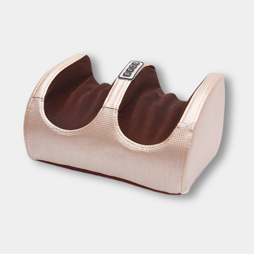 Fußmassager | Heizend Komfortabel Elektrisch Leder Einstellbar-Gold-Luzern Mode
