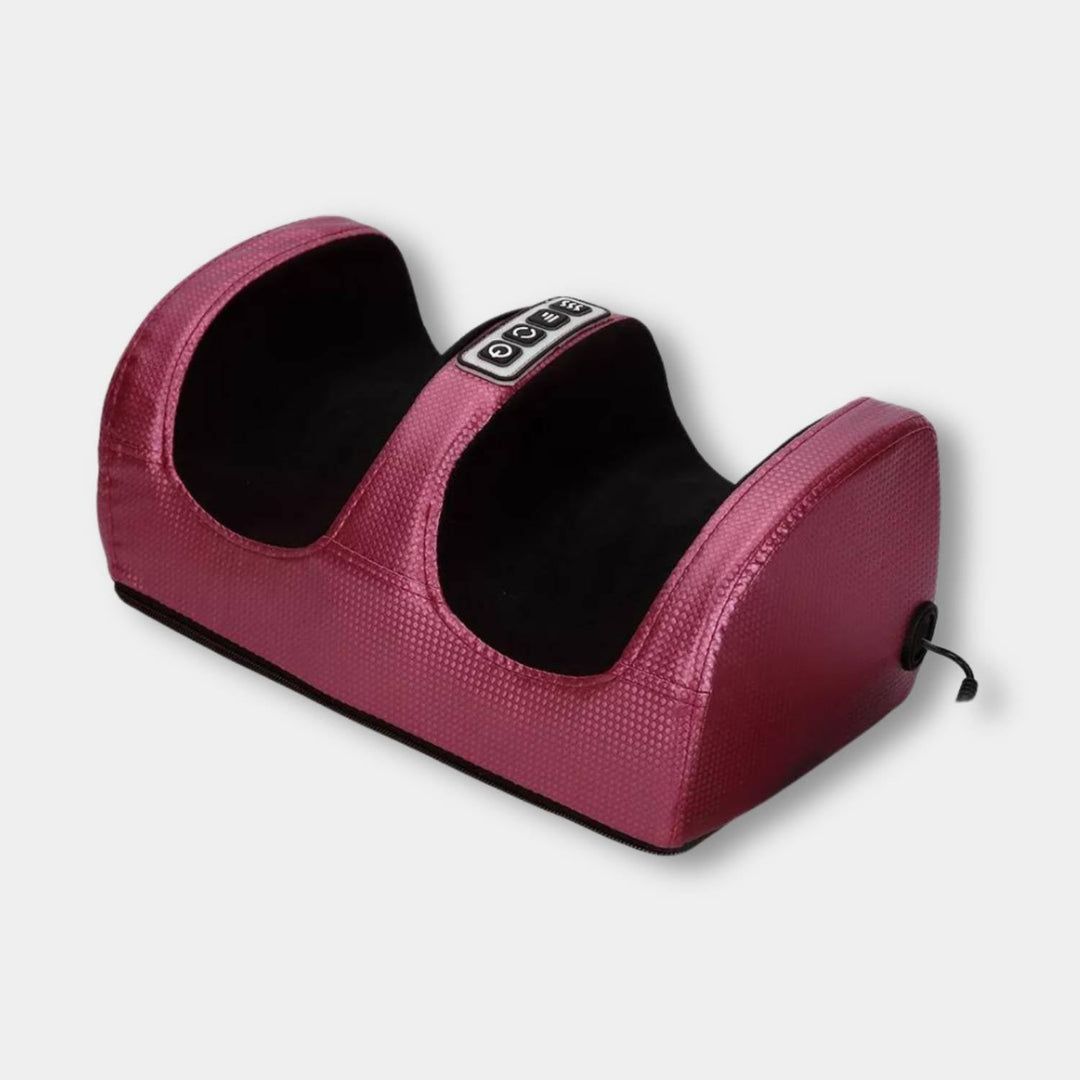 Fußmassager | Heizend Komfortabel Elektrisch Leder Einstellbar-Rot-Luzern Mode