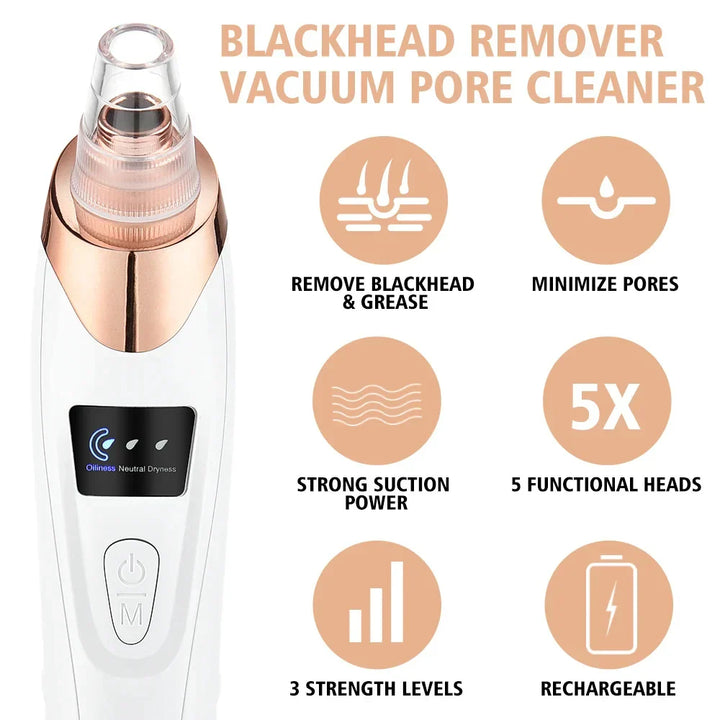 Mitesserentferner | Elektrisch Aufladbar Sicher ClearSkin Pro-Luzern Mode