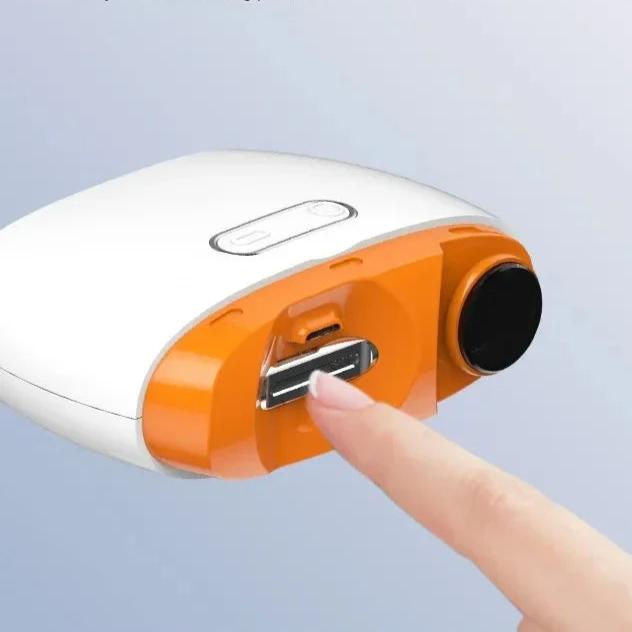 Elektrischer Nageltrimmer | Kabellos | Aufladbar | Beleuchtet | Sicher-Luzern Mode