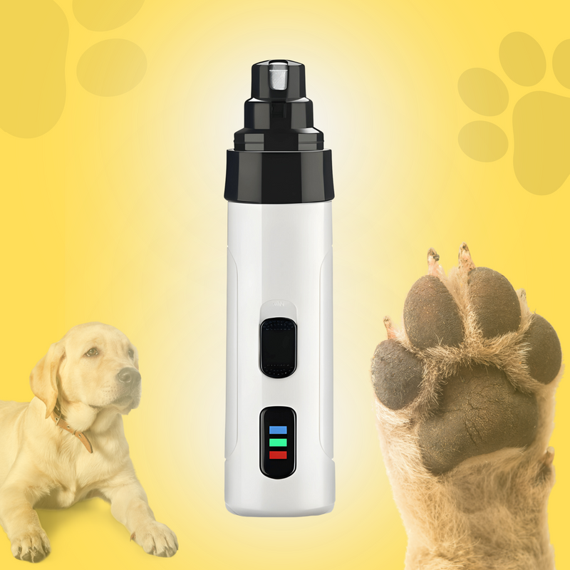 Haustier Nagelfeile | Drahtlos | Leise | Effizient | Elektrisch | USB-Luzern Mode