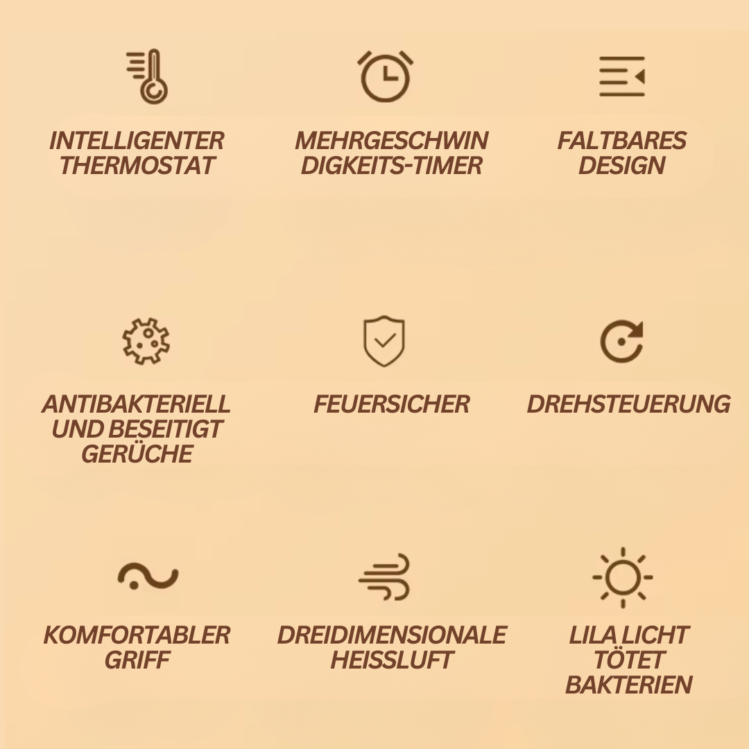 Elektrischer Schuhtrockner | Hygienisch Kompakt Tragbar Vielseitig-Luzern Mode