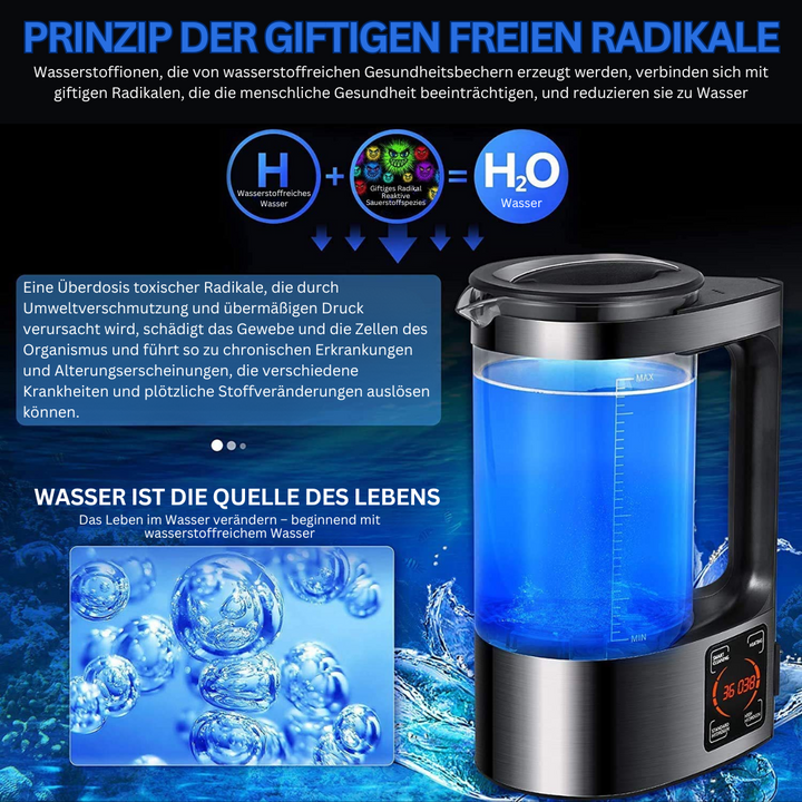 Wasserreiniger | Wasserstoff Ionisator Sauber Rein Vielseitig Langlebig-Luzern Mode