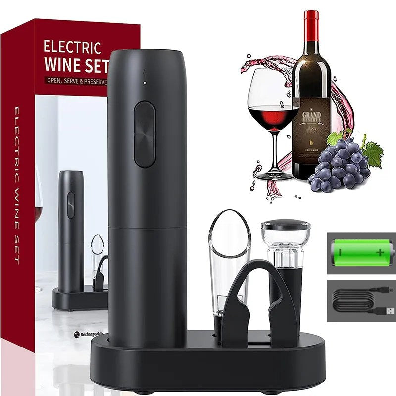 Elektrischer Flaschenöffner | Wein | Innovativ | Schnell | Praktisch | Wiederaufladbar-Luzern Mode