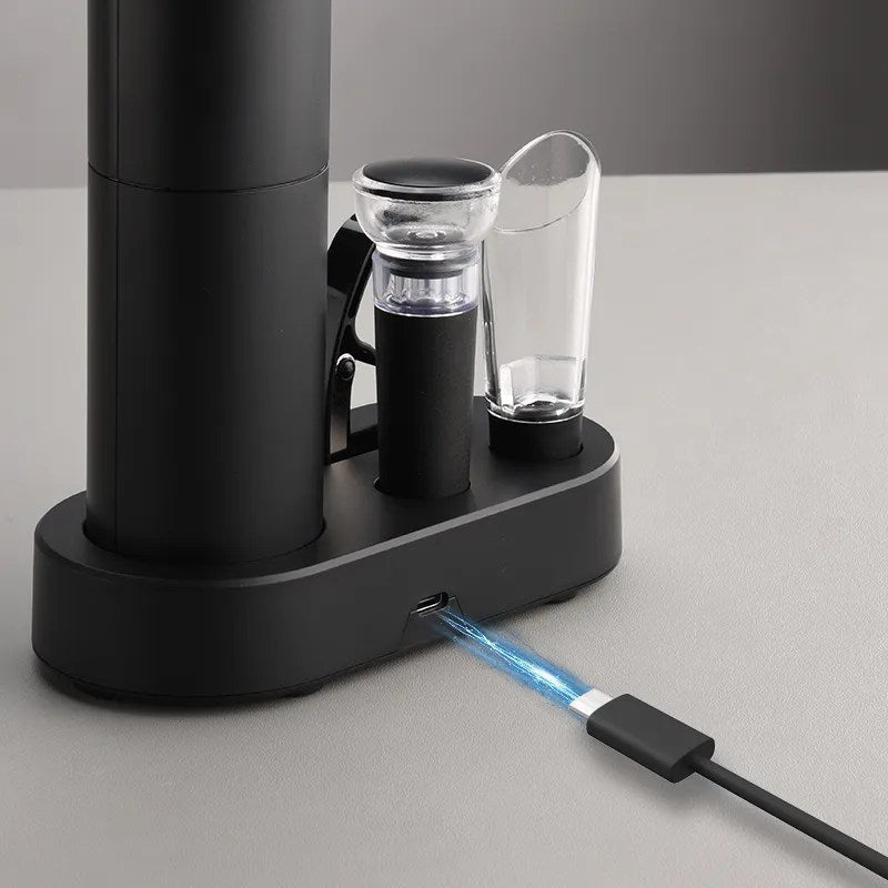 Elektrischer Flaschenöffner | Wein | Innovativ | Schnell | Praktisch | Wiederaufladbar-Luzern Mode