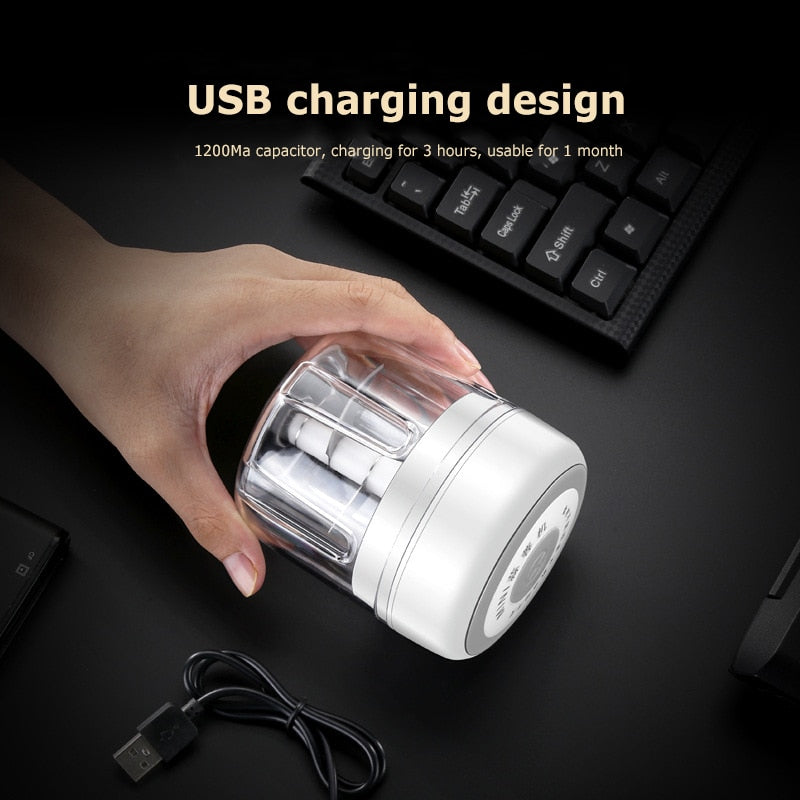 Zerkleinerer | Kompakt | Elektrisch | Vielseitig | Leistungsstark | Scharf | USB-aufladbar-Luzern Mode