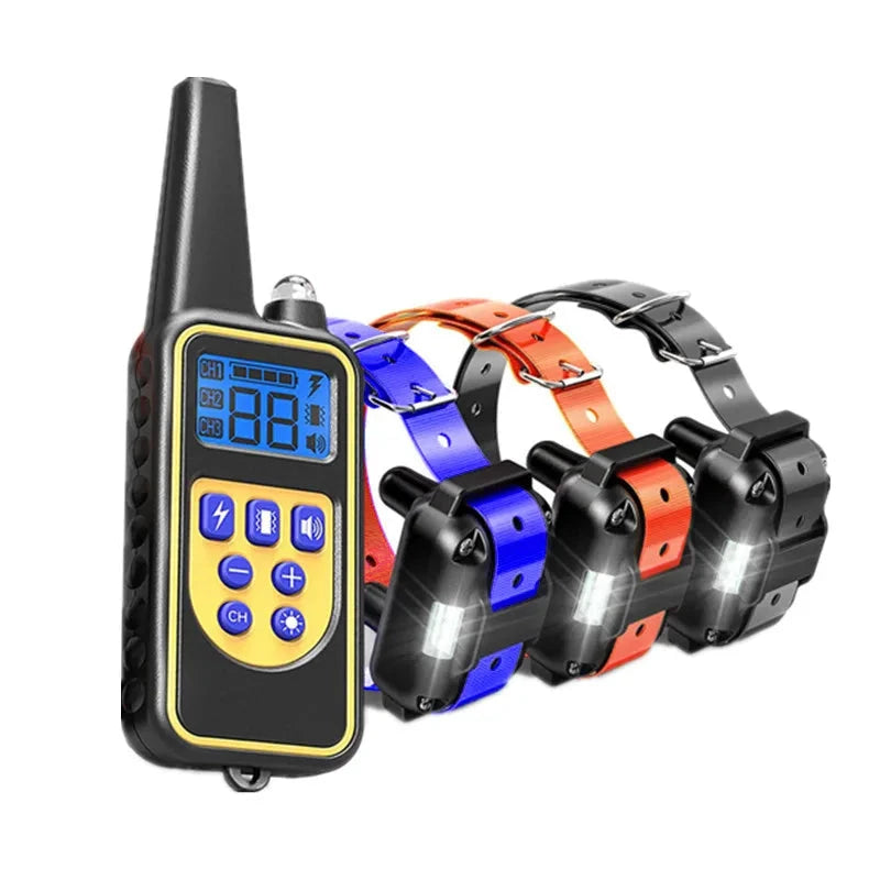 Hundehalsband | Training | Elektrisch | Tierfreundlich | Wasserdicht-4-Luzern Mode