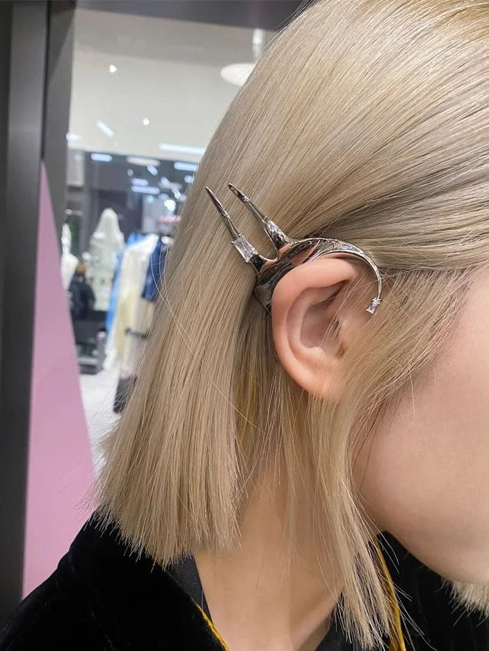 Elfenflügel Ohrringe | Silber Langlebig Stilvoll Bezaubernd Einzigartig-Luzern Mode