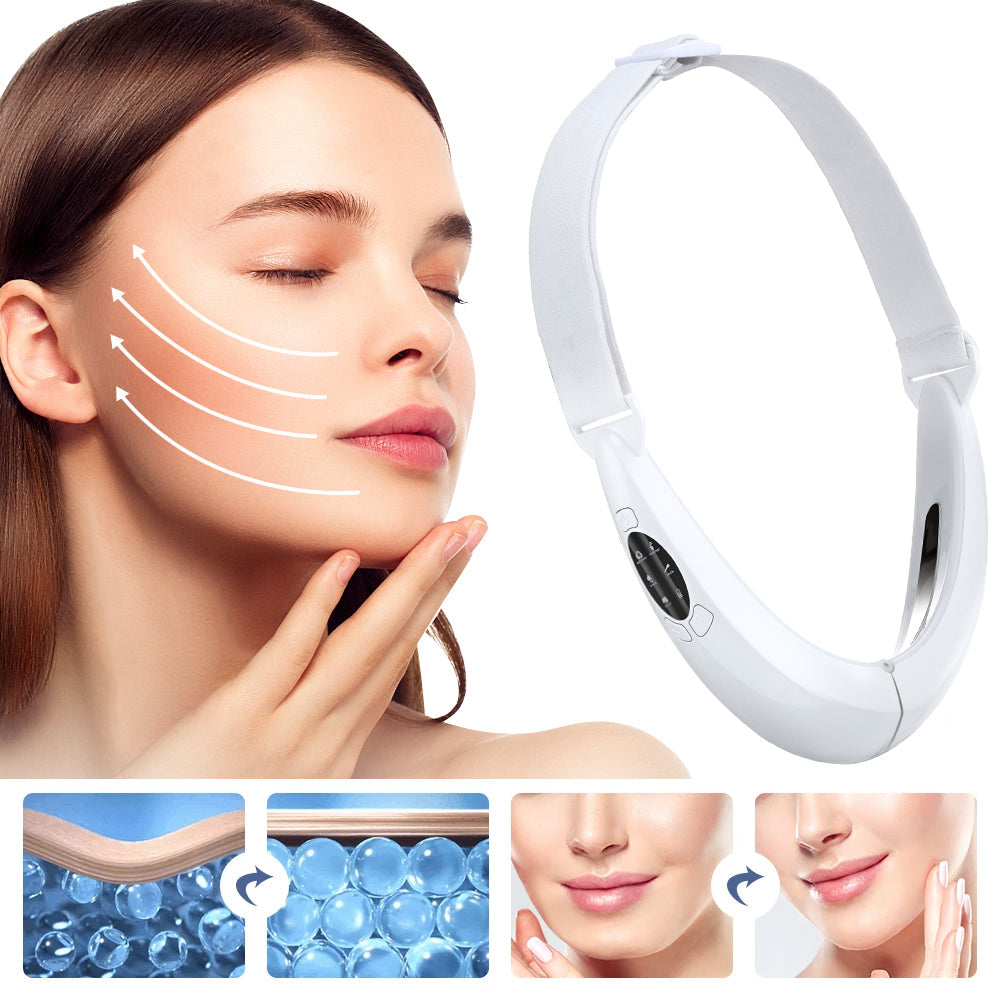 Gesichtsschräfter | LED Therapie EMS USB Wiederaufladbar Verjüngend-Luzern Mode