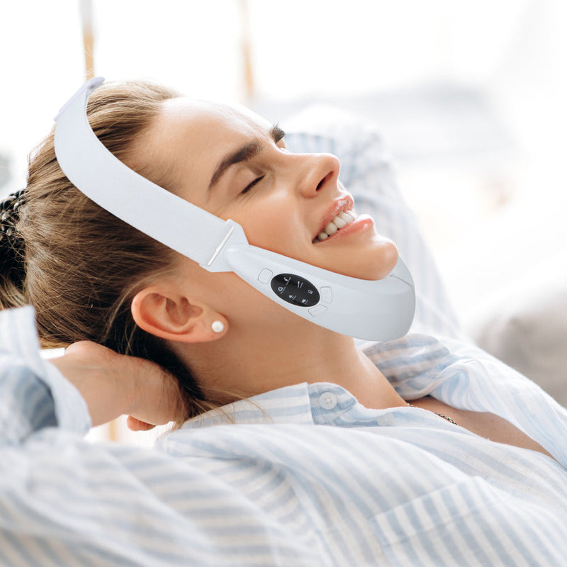 Gesichtsschräfter | LED Therapie EMS USB Wiederaufladbar Verjüngend-Luzern Mode