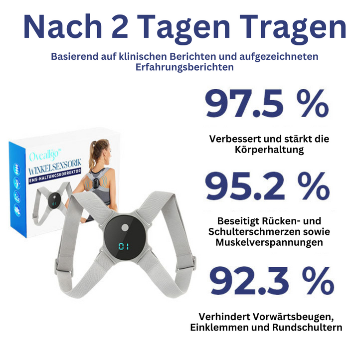 Haltungsbandage | EMS Verstellbar Korrigierend Komfortabel Atmungsaktiv-Luzern Mode