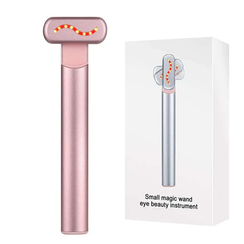 Gezichtsmassage apparaat | EMS Verjongend Rood Licht GlowMagic -Rosa-Luzern Mode