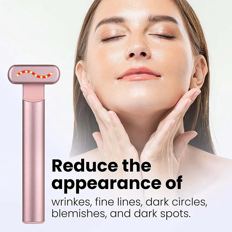 Gezichtsmassage apparaat | EMS Verjongend Rood Licht GlowMagic -Luzern Mode