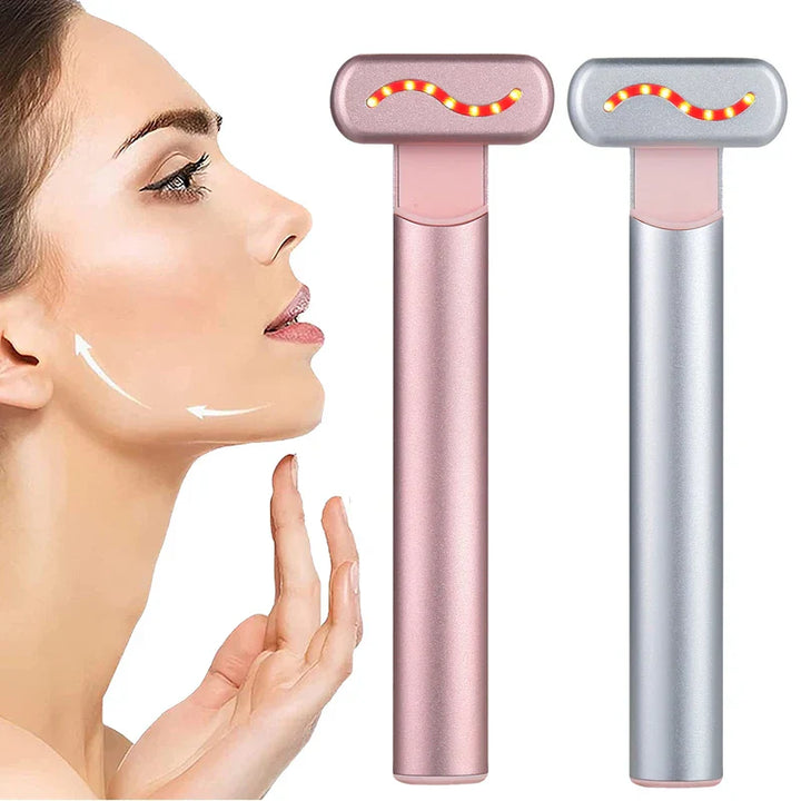 Gezichtsmassage apparaat | EMS Verjongend Rood Licht GlowMagic -Luzern Mode