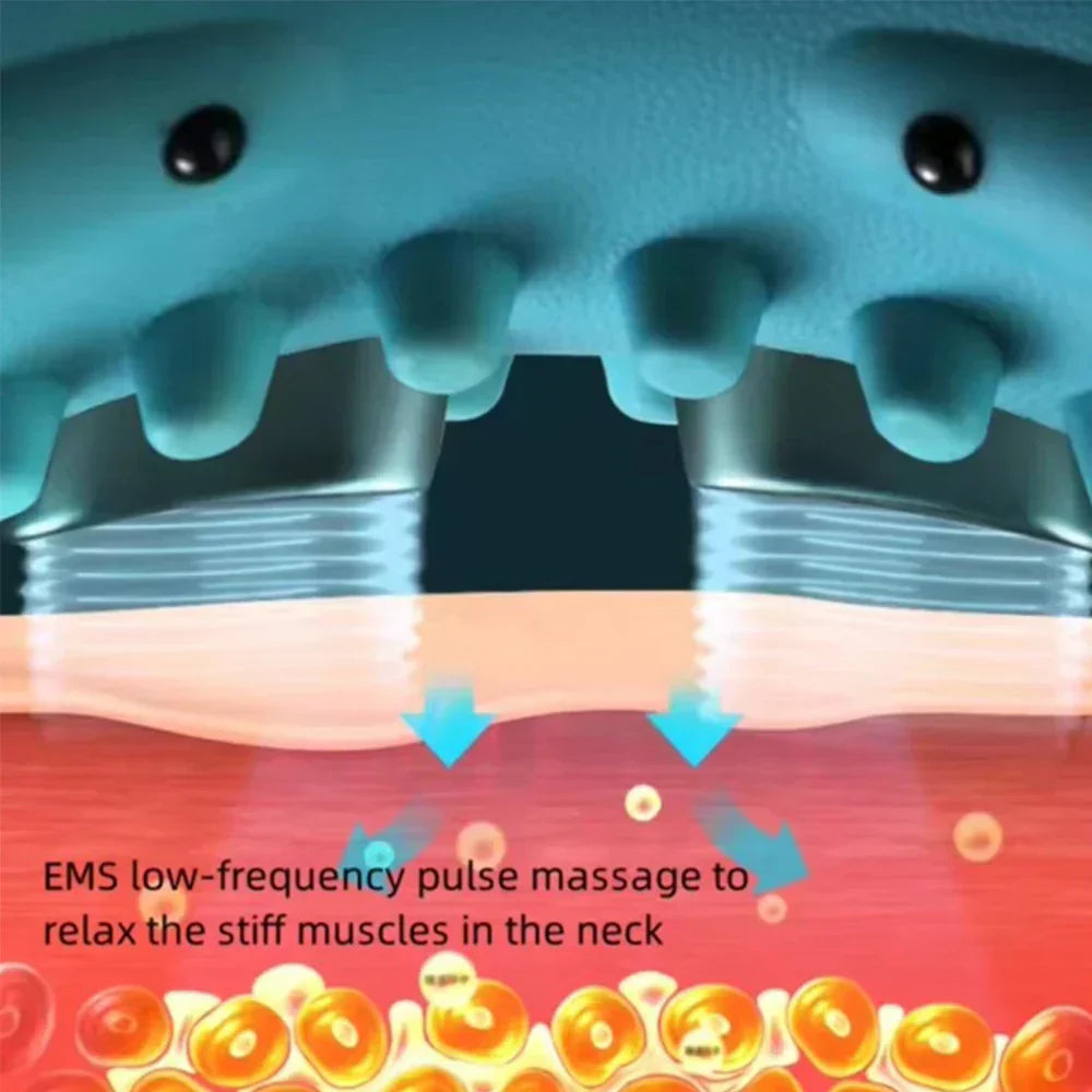 Nackenmassagegerät | EMS Schmerzlinderung Komfortabel Effektiv Kompakt-Luzern Mode