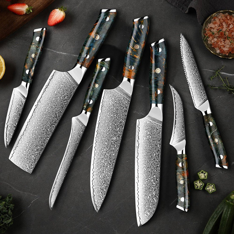 Japanisches Damastmesser Set – KairoBlade