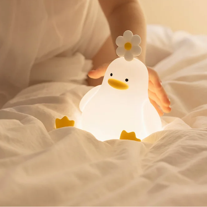 Kinder-Nachtlicht | Ente Niedlich Langlebig Wiederaufladbar Beruhigend-Luzern Mode