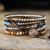 Wickelarmband | Heilend | Edelsteine | Erde | Natürlich | Nachhaltig | Stilvoll-Luzern Mode