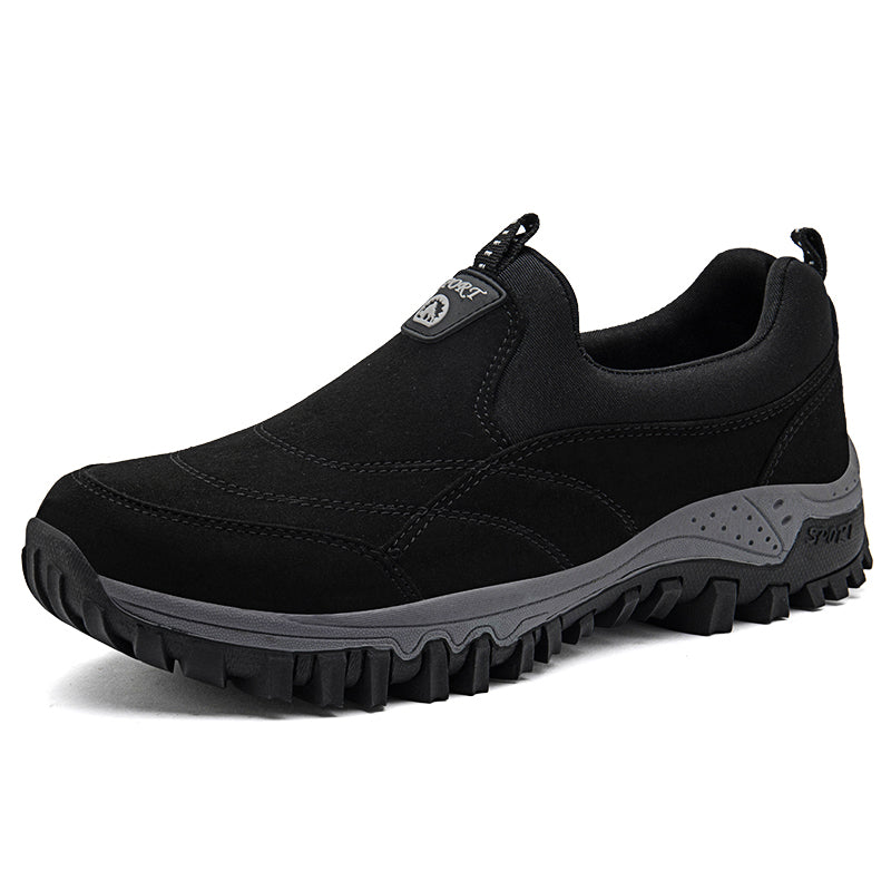 Herren Outdoor Wanderschuhe rutschfest und atmungsaktiv-Schwarz-37-Luzern Mode