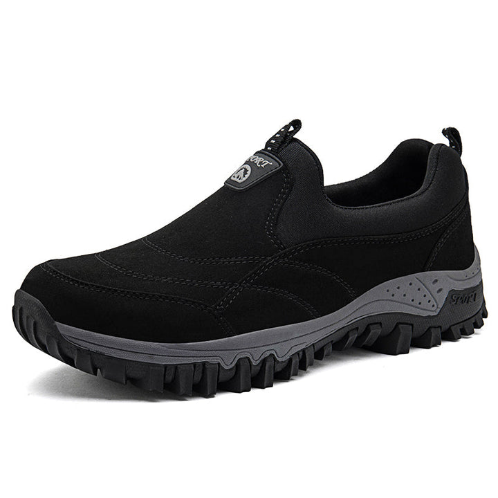 Herren Outdoor Wanderschuhe rutschfest und atmungsaktiv-Schwarz-37-Luzern Mode