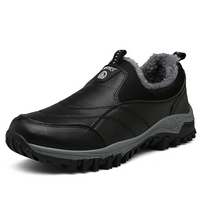 Herren Outdoor Wanderschuhe rutschfest und atmungsaktiv-Schwarz gefüttert-37-Luzern Mode