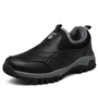 Herren Outdoor Wanderschuhe rutschfest und atmungsaktiv-Schwarz gefüttert-37-Luzern Mode