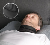 Anti-Schnarch Nackenstütze | Ergonomisch | Verstellbar | Atmungsaktiv | Komfort-Luzern Mode