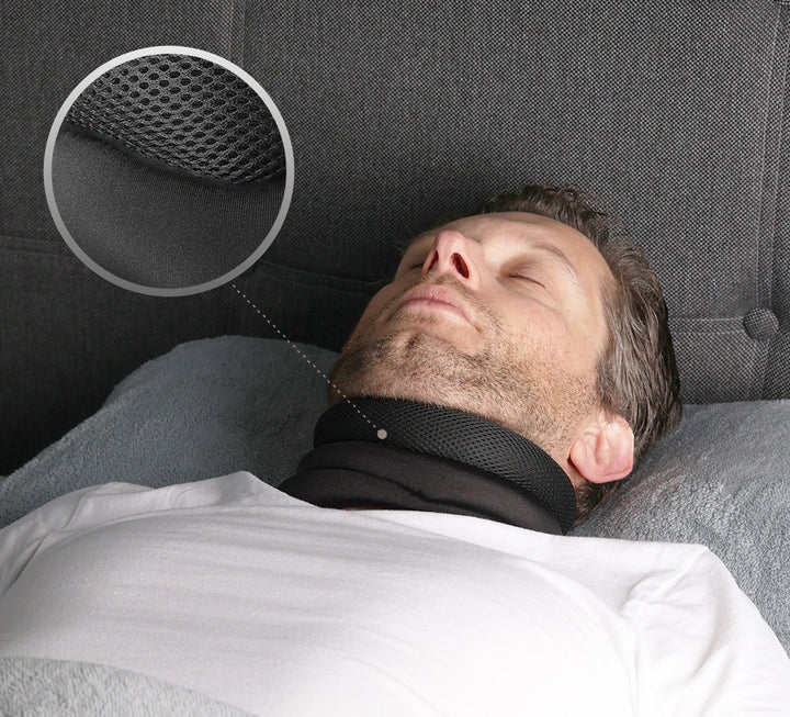Anti-Schnarch Nackenstütze | Ergonomisch | Verstellbar | Atmungsaktiv | Komfort-Luzern Mode