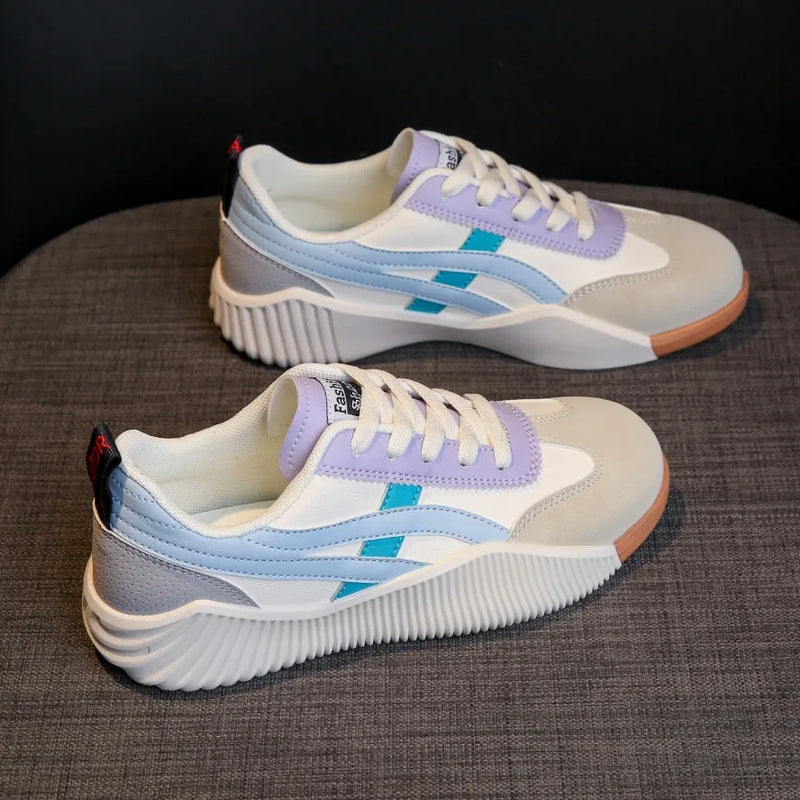 Damen Laufschuhe | Orthopädisch | Schmerzlindernd | Gummi Sohle-Blau-35-Luzern Mode
