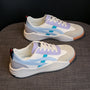 Damen Laufschuhe | Orthopädisch | Schmerzlindernd | Gummi Sohle-Blau-35-Luzern Mode