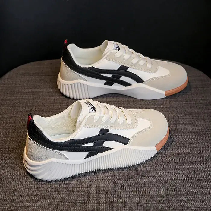 Damen Laufschuhe | Orthopädisch | Schmerzlindernd | Gummi Sohle-Schwarz-35-Luzern Mode