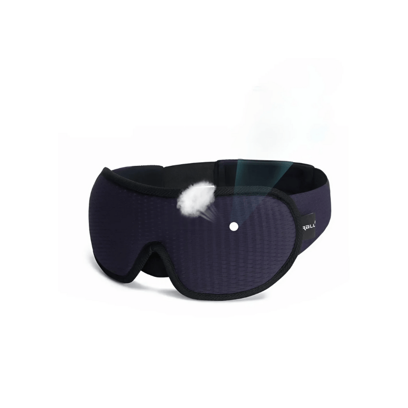 Schlafmaske | 3D Ergonomisch Komfortabel Verdunkelnd Verstellbar-Dunkelblau-Luzern Mode