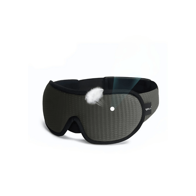 Schlafmaske | 3D Ergonomisch Komfortabel Verdunkelnd Verstellbar-Grau-Luzern Mode