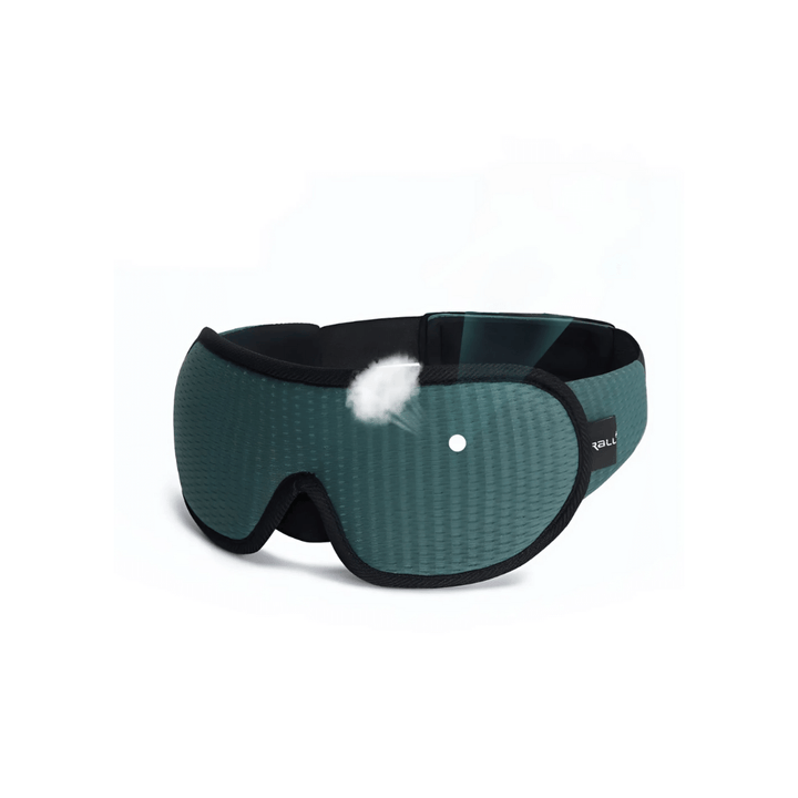Schlafmaske | 3D Ergonomisch Komfortabel Verdunkelnd Verstellbar-Grün-Luzern Mode