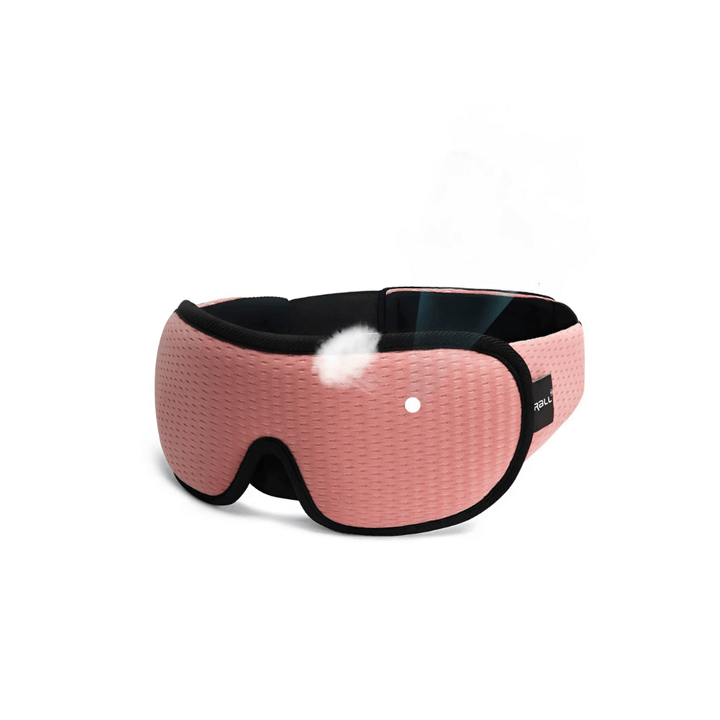 Schlafmaske | 3D Ergonomisch Komfortabel Verdunkelnd Verstellbar-Rosa-Luzern Mode