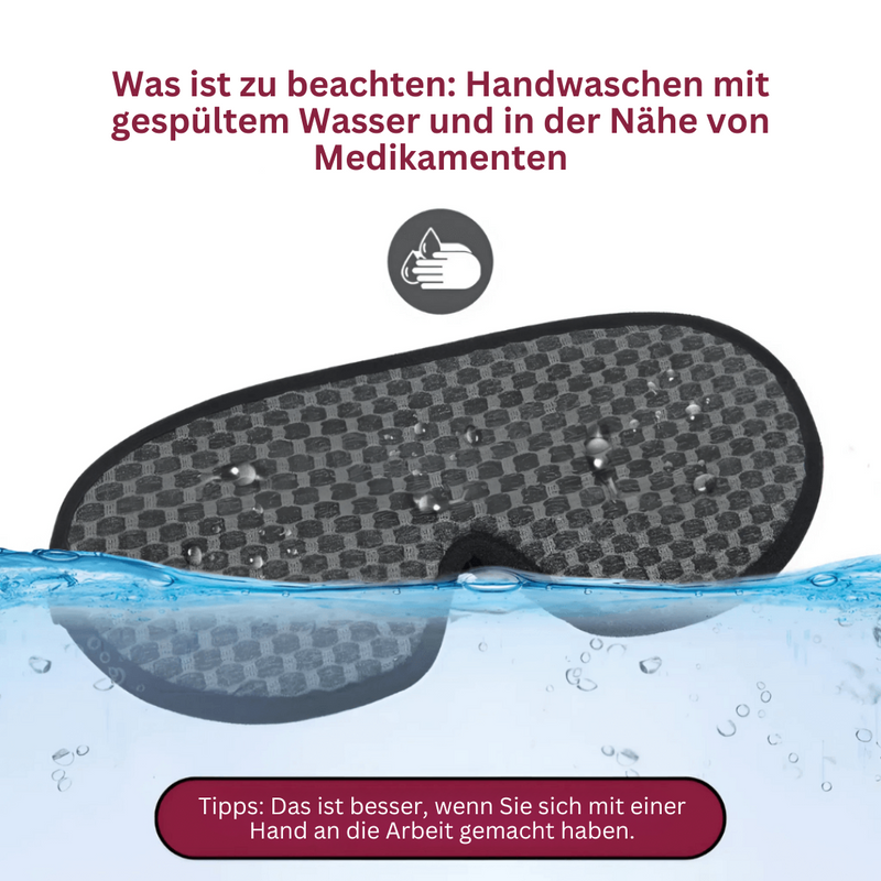 Schlafmaske | 3D Ergonomisch Komfortabel Verdunkelnd Verstellbar-Luzern Mode