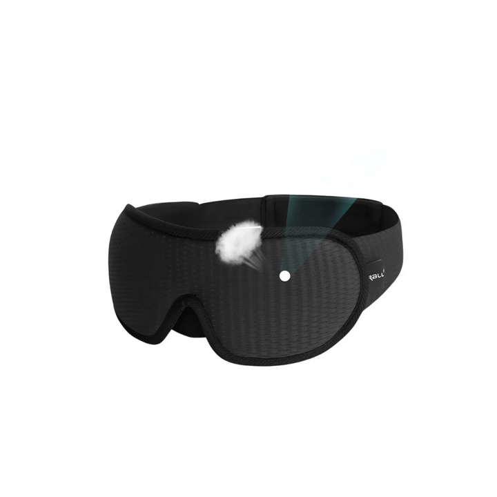 Schlafmaske | 3D Ergonomisch Komfortabel Verdunkelnd Verstellbar-Schwarz-Luzern Mode