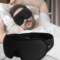 Schlafmaske | 3D Ergonomisch Komfortabel Verdunkelnd Verstellbar-Luzern Mode